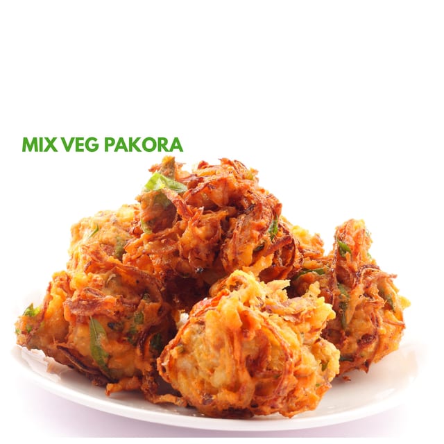 Mixed-Veg Pakoda Vegan.
