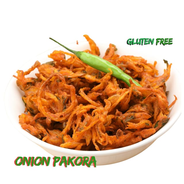Onion Pakoda Vegan.