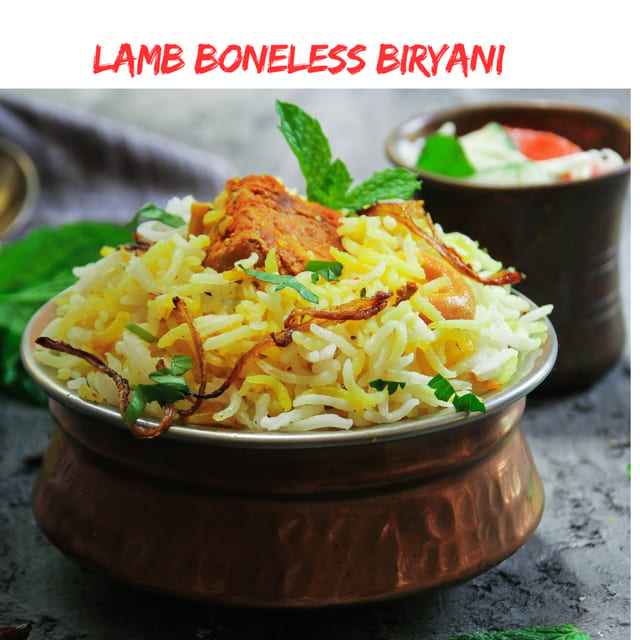 Lamb Biryani.