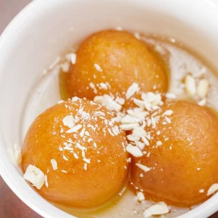 Indulge in our gulab jamun